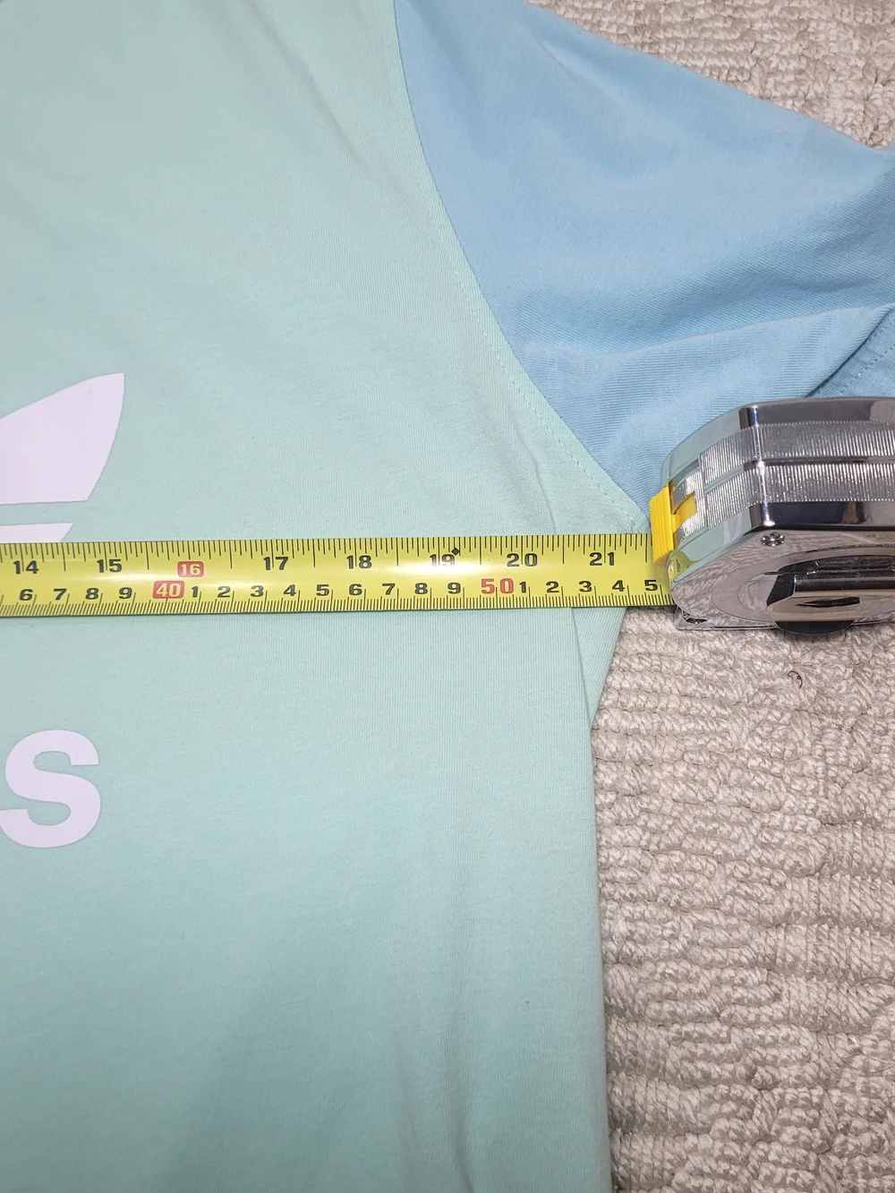 adidas Originals Trefoil Colorblock T-Shirt Mint Green Pastel Yellow Blue